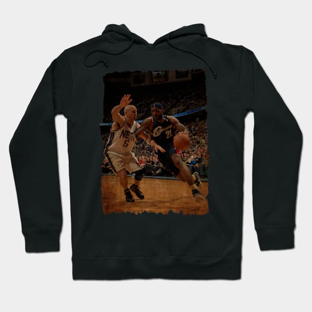 Jason Kidd vs LeBron James Vintage Hoodie by CAH BLUSUKAN